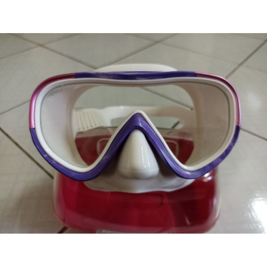 Preloved_Diving_Mask_Snorkeling_Merk_GULL_coco_Low_Volume