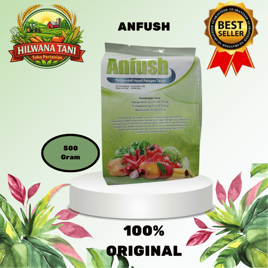 ANFUSH 500 GR PUPUK HAYATI FUNGISIDA TRICHODERMA