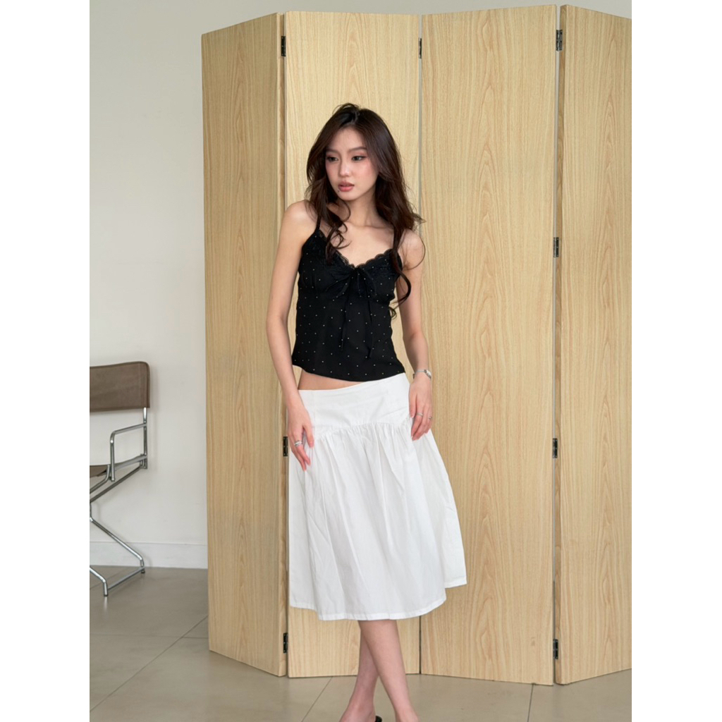 CORASTUDIO | FLOW MIDI SKIRT / Rok Midi Wanita