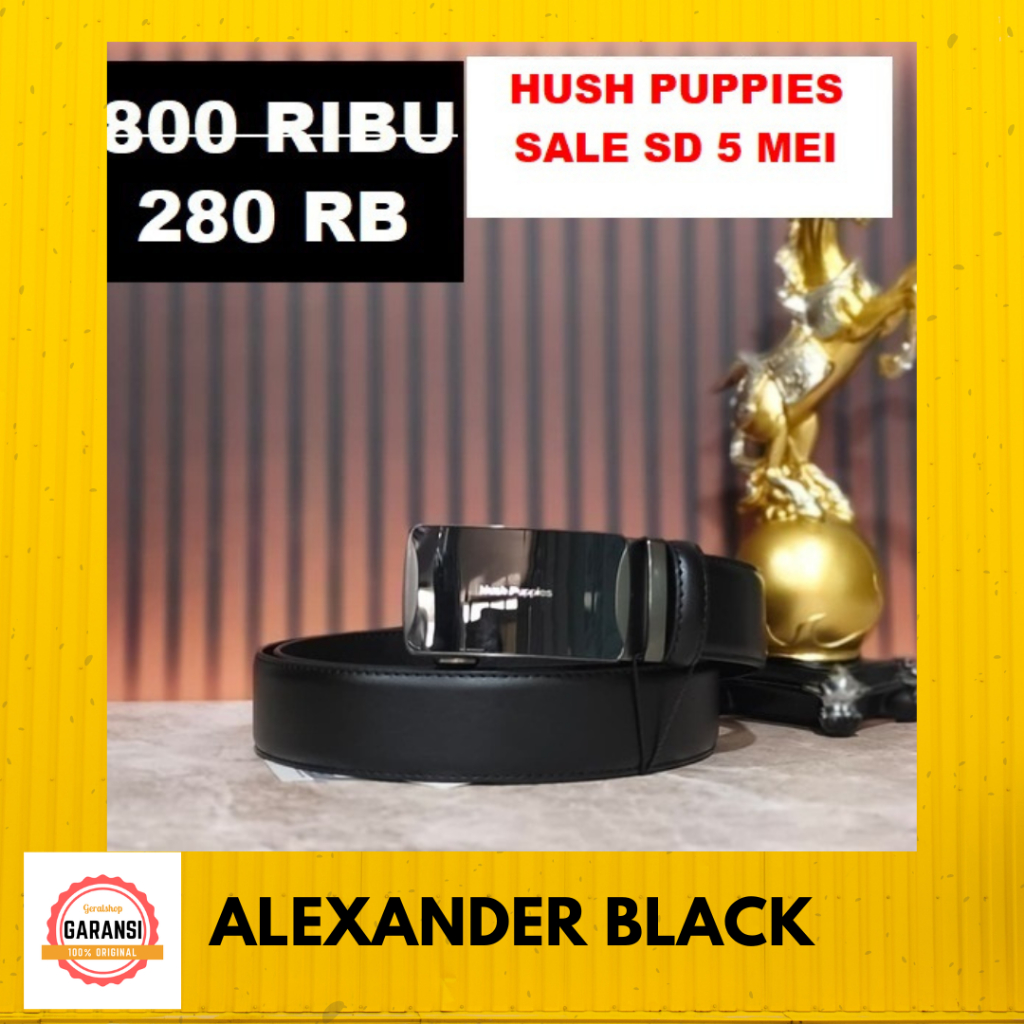 Ikat pinggang pria sale Hush Puppies ALEXANDER belt original 100%