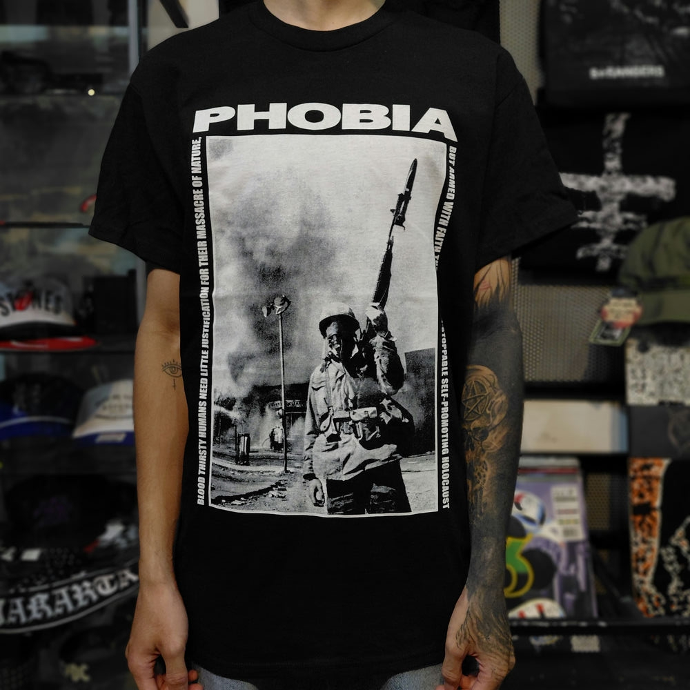 T Shirt Band Official PHOBIA - SOLDIER ( IMPORT )