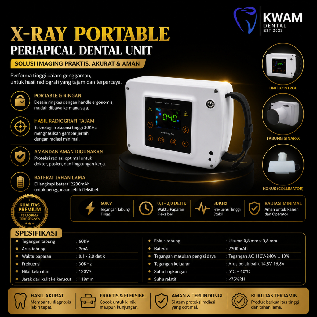 X-Ray Portable Periapical Dental Unit