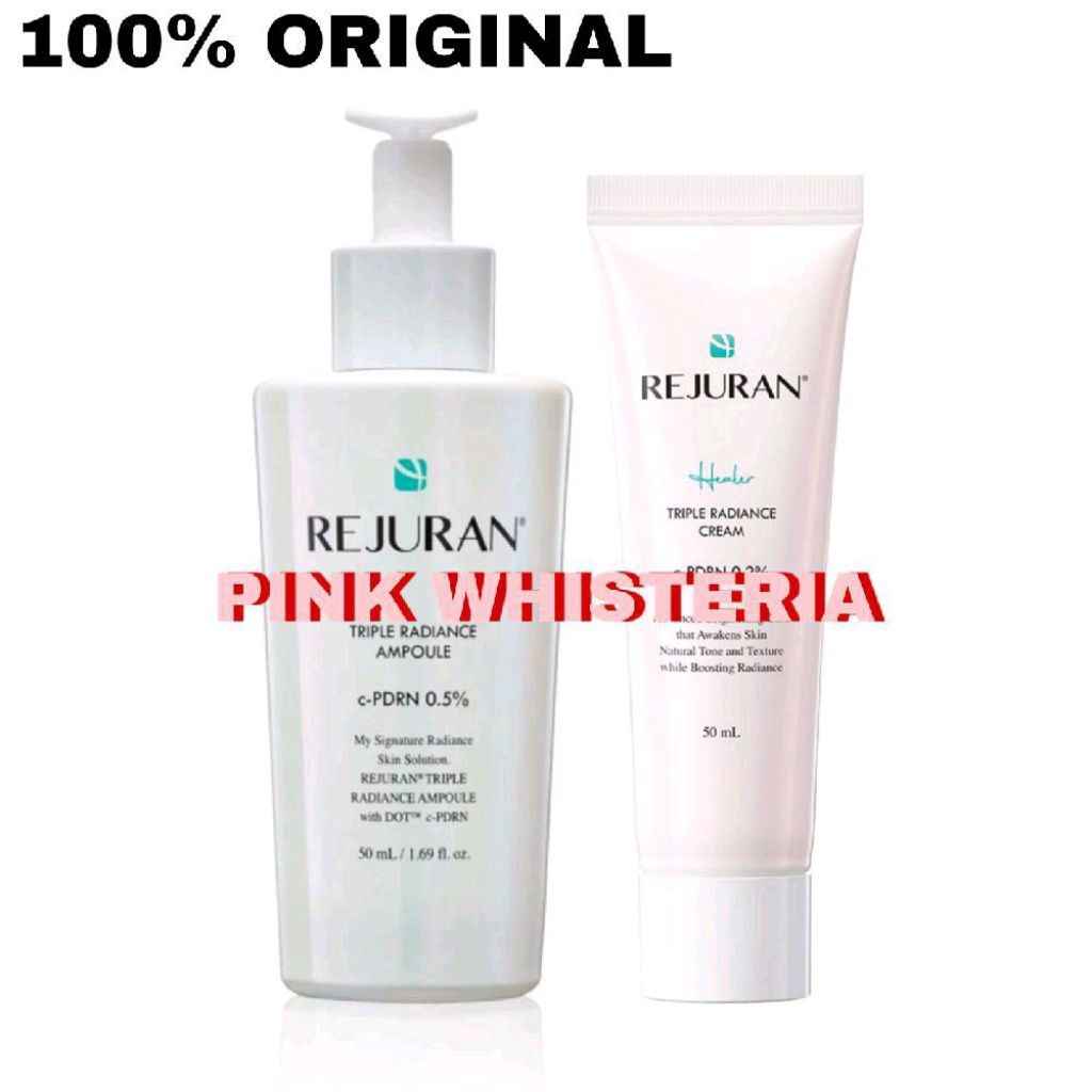 [ORIGINAL] REJURAN Triple Radiance Ampoule Serum / Cream