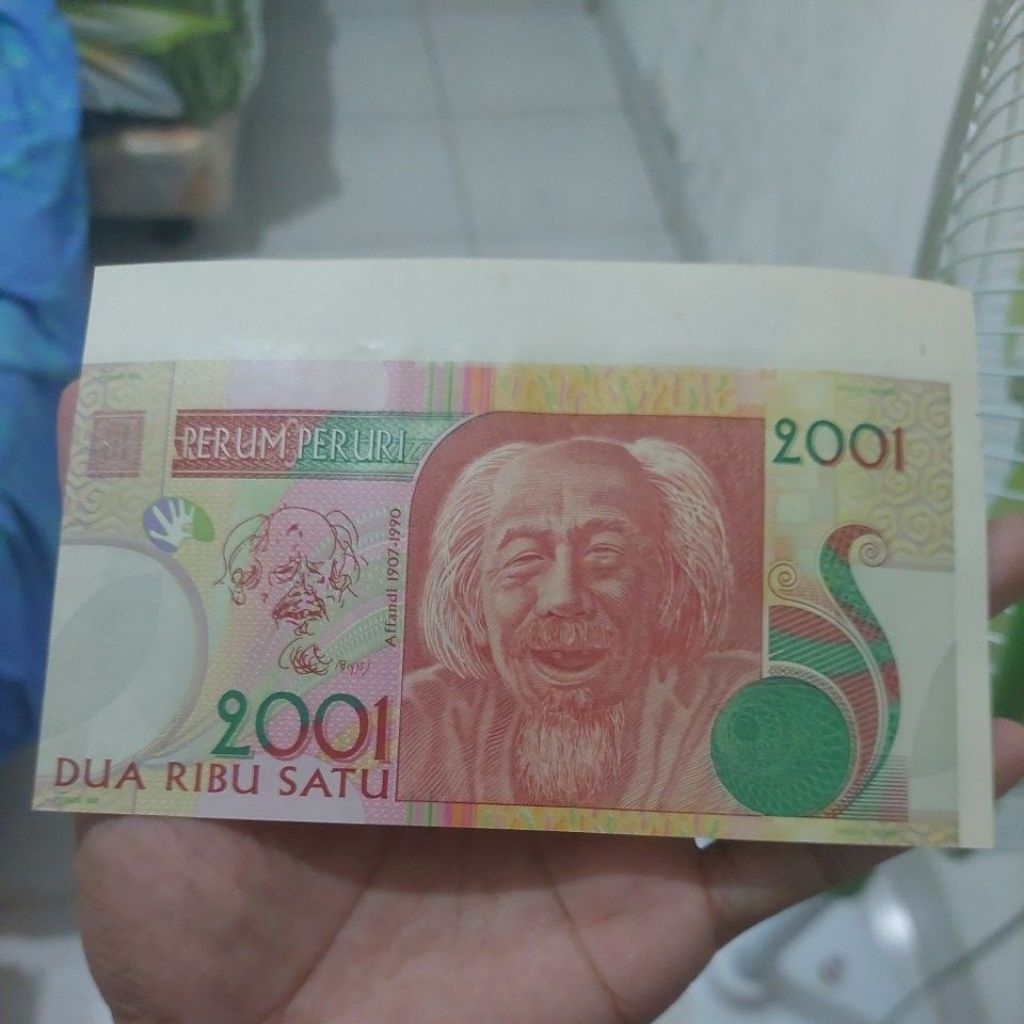 test note affandi uncut asli. veryrare