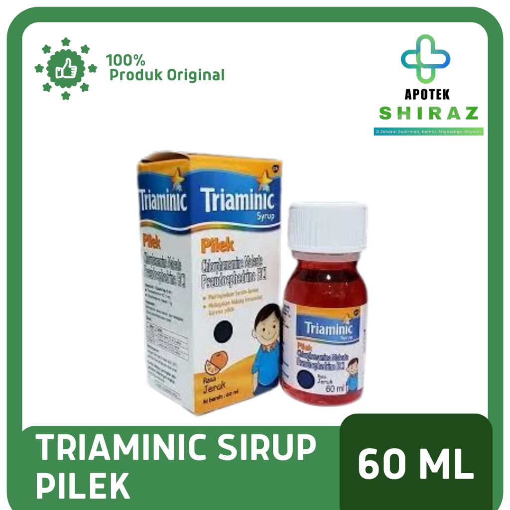 Triaminic Sirup Pilek 60 ML - Obat Pilek Anak