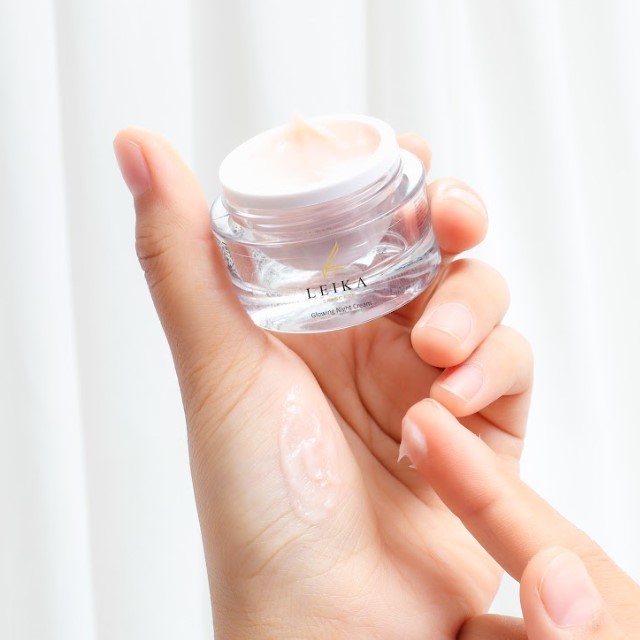 Night Cream skin barrier moisturizer leika skincare krim skin barrier pencerah wajah cream pencerah 
