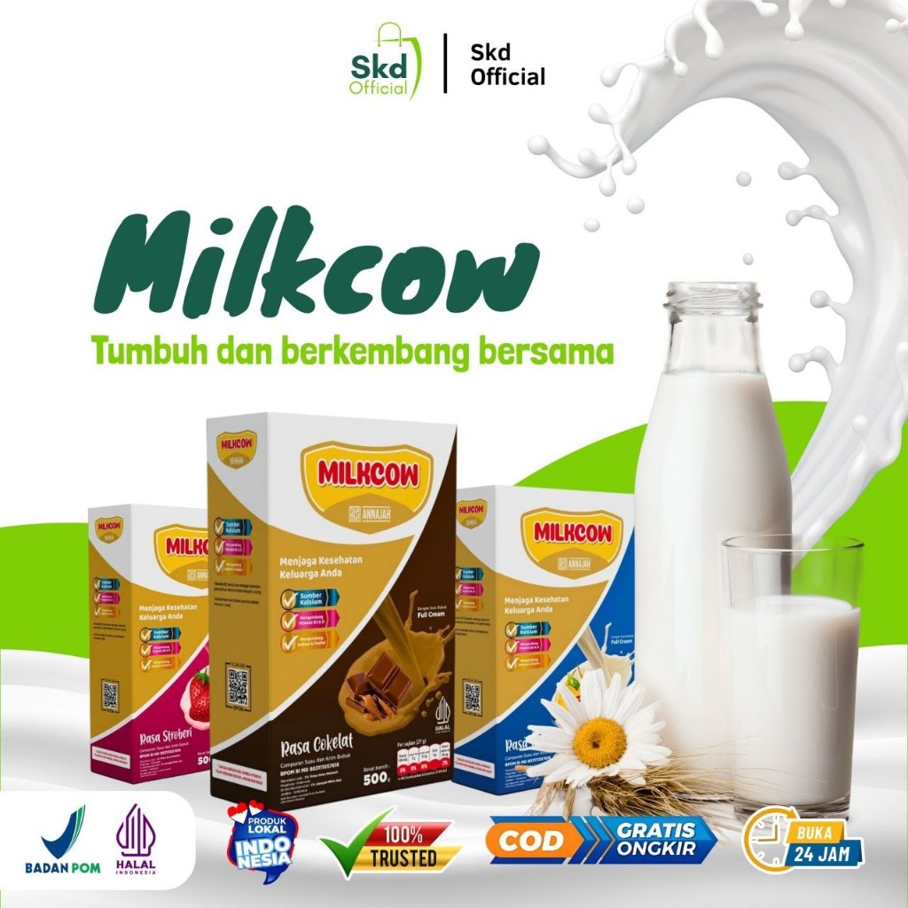 Milkcow Susu Penggemuk Badan 7x Lebih Ampuh - Bpom 500g