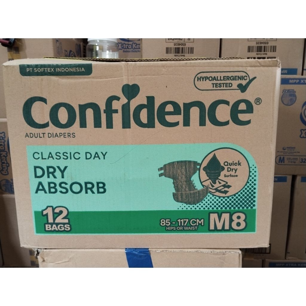 Pampers Dewasa Confidence Classic Day Perekat 1 Dus Isi 12 Pack Popok Dewasa Perekat