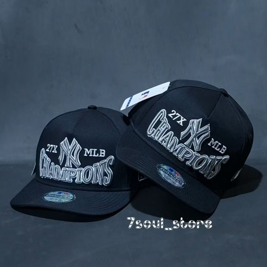 Topi New York NY Champions Grey Original Tag MLB