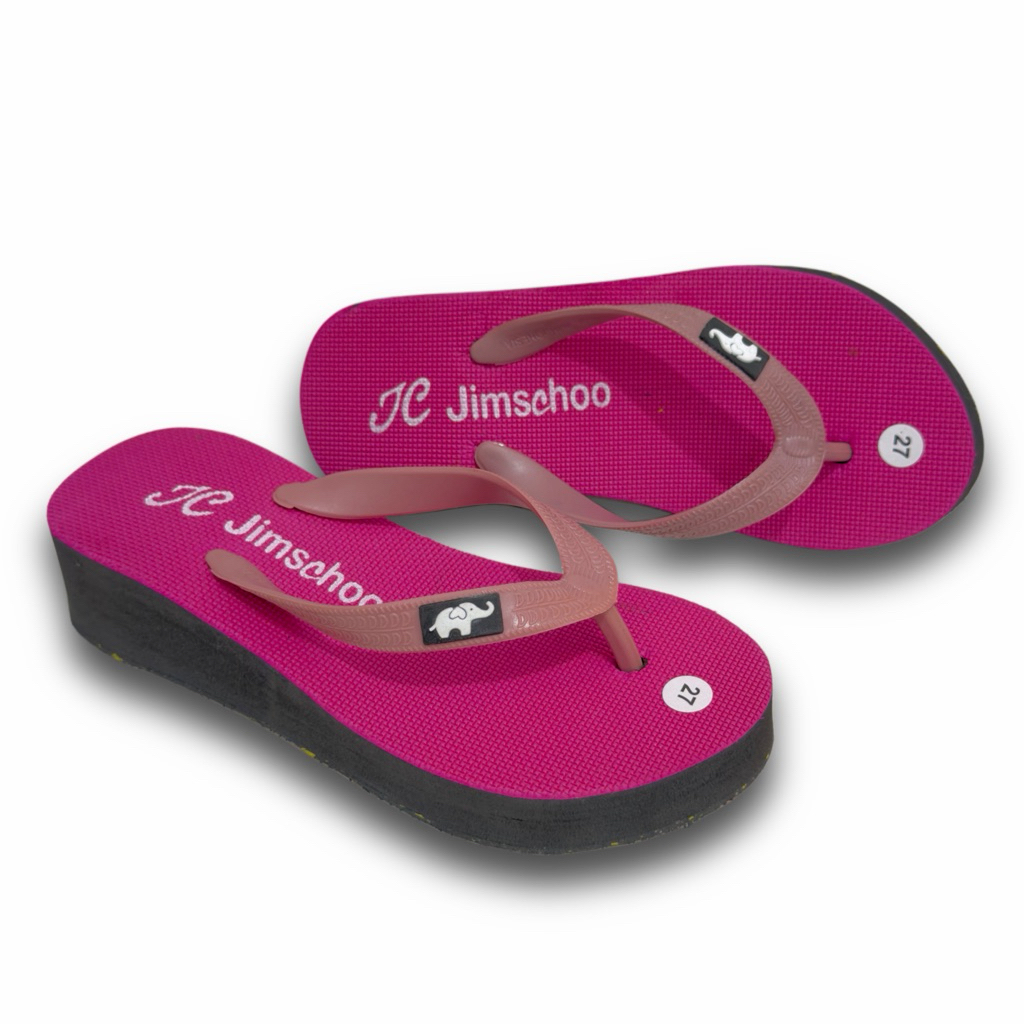 Sandal Wedges Anak - Wedges Spon Empuk JIMSCHOO desain menarik  outsole simplek karet