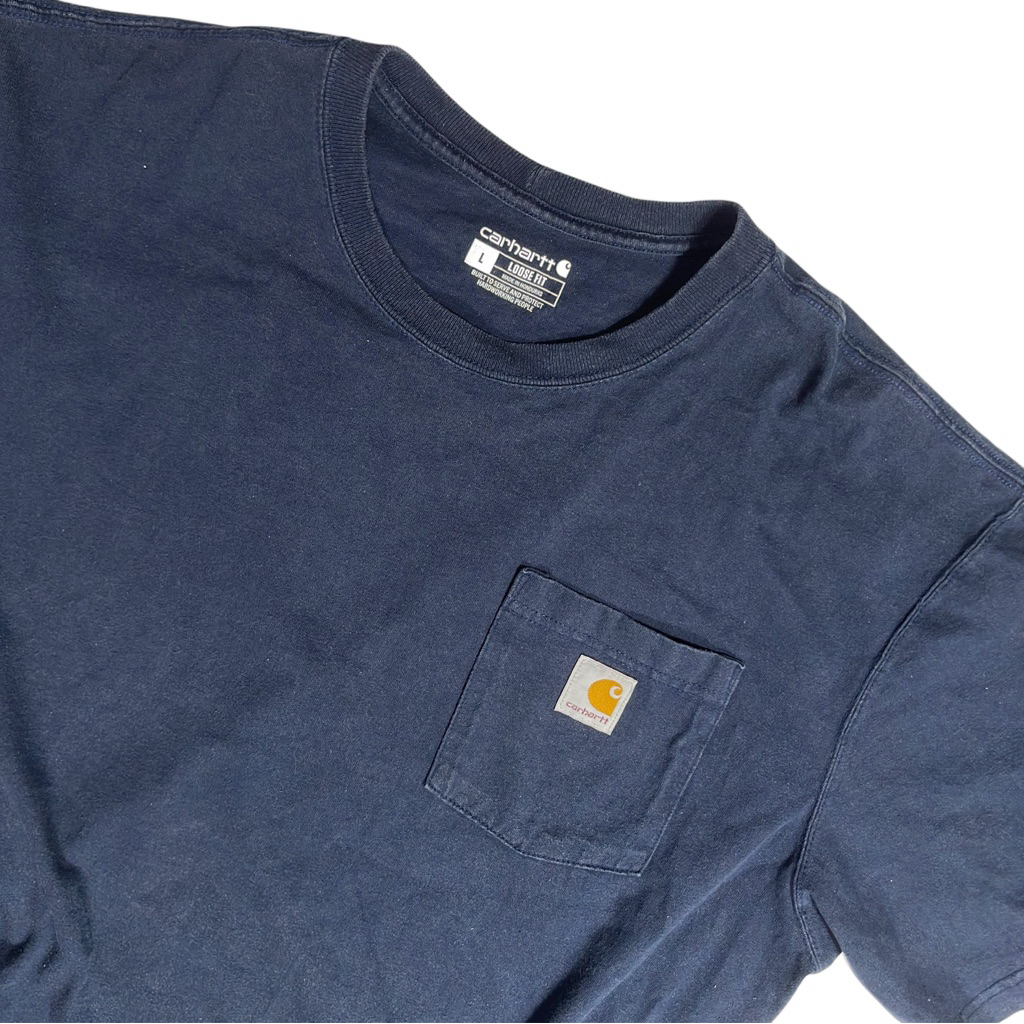 Carhartt tshirt pocket dark indigo original