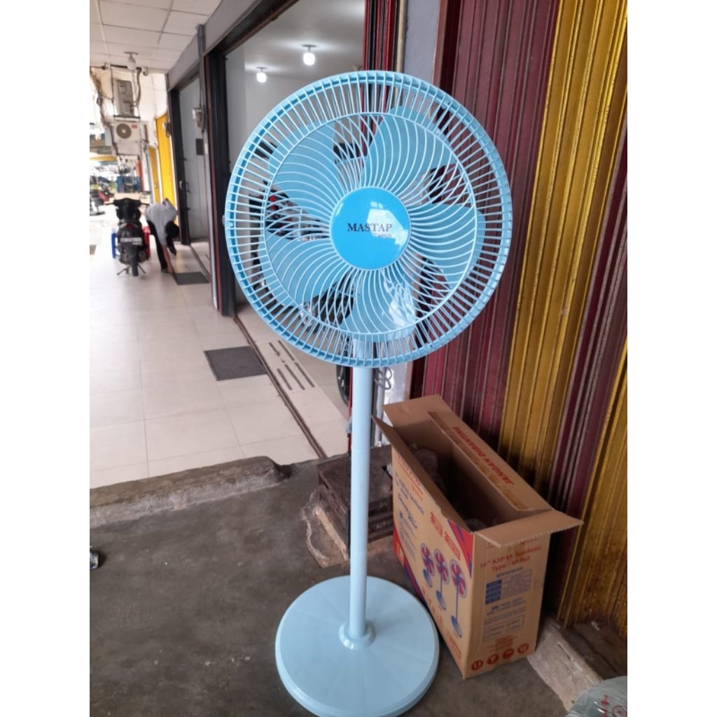 Kipas angin berdiri 16 inchi merk mastap sogo aestetik BIRUms sf 16 16216 inchi 3 fungsi lantai,dudu
