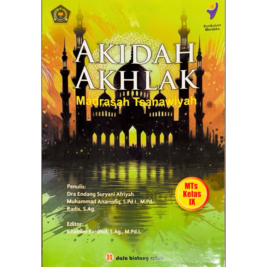 Buku Akidah Akhlak Madrasah Tsanawiyah Kelas IX