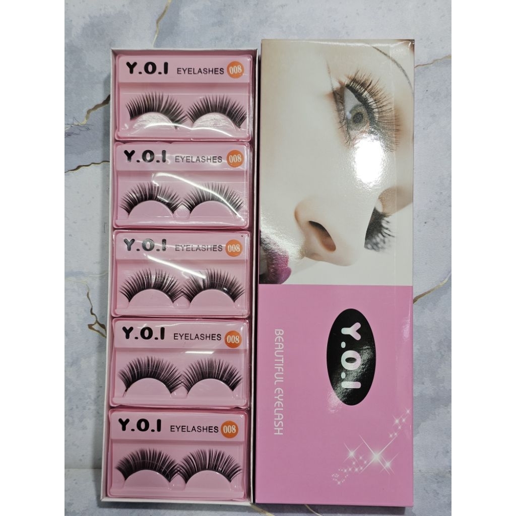 KDRACC-Grosir Lusinan Isi 10Set Bulu Mata Palsu Bulu Mata +Lem Bulu Mata Lentik Palsu
