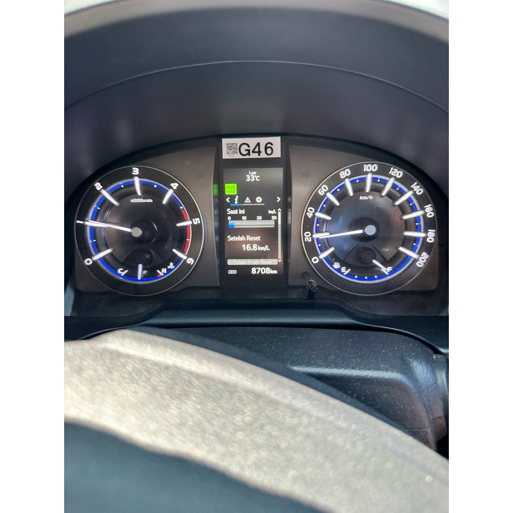 Speedometer Innova Tipe V atau Venturer Facelift Manual diesel