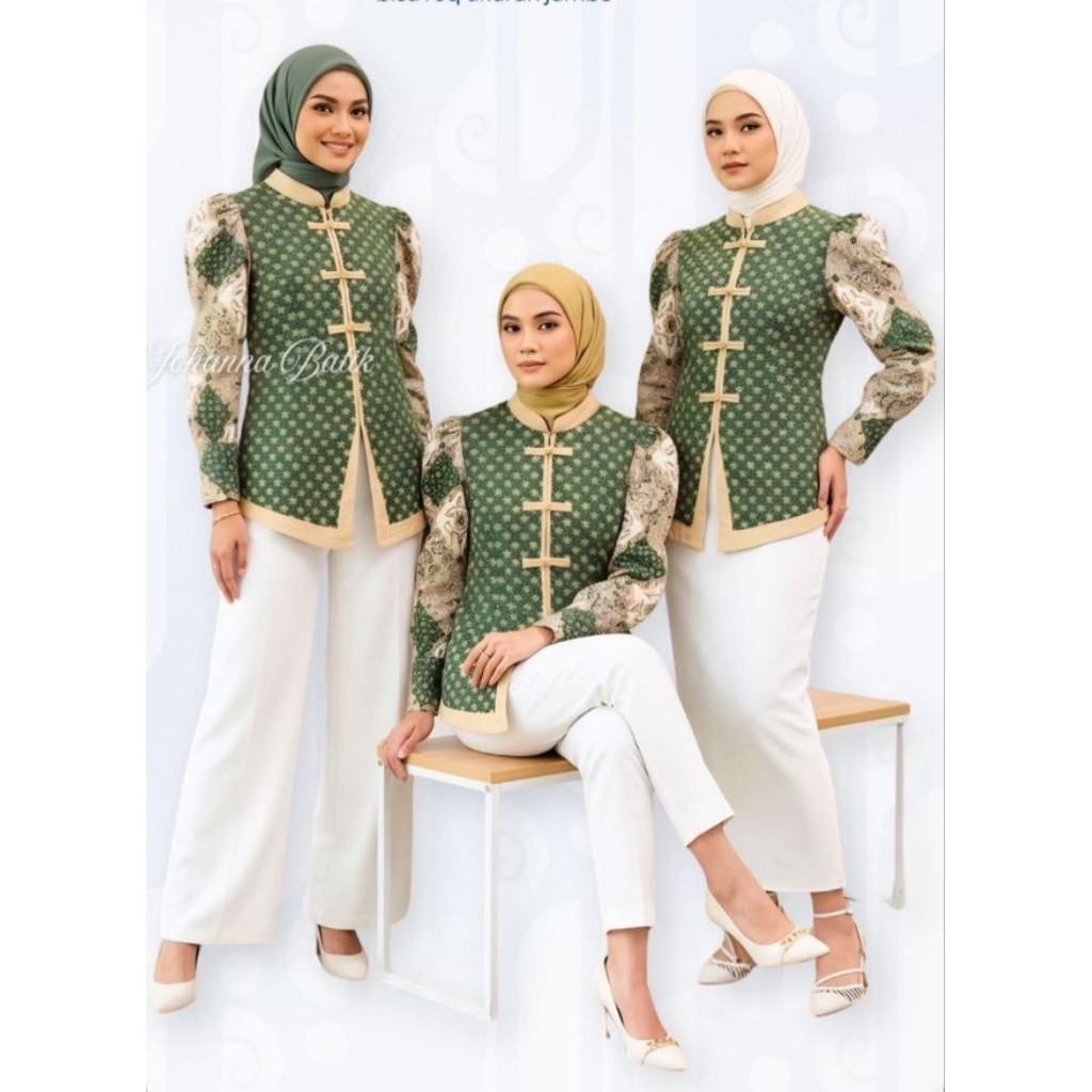 JOHANA BATIK ATASAN BLOUSE KATUN
