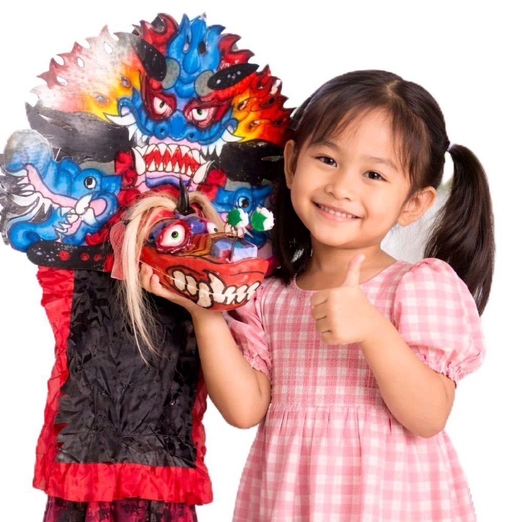 Caplokan Barongan Anak Umur 10 Tahun Full Set Barong Jumantoro Asli Jawa Pecut Bopo Entul Jaranan