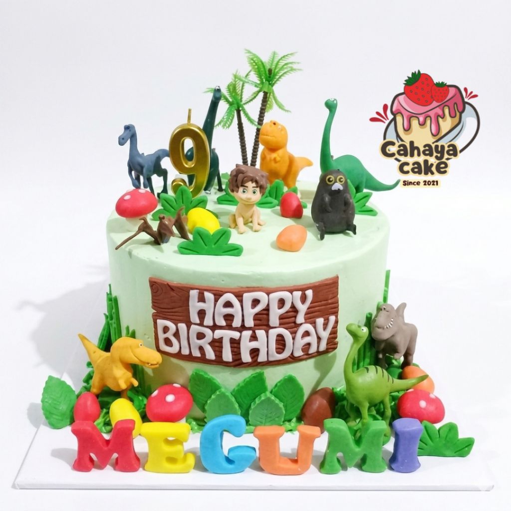 Kue Ulang Tahun Dinosaurus / Dinosaurus Cake / Kue Ultah Dinosaurus Anak