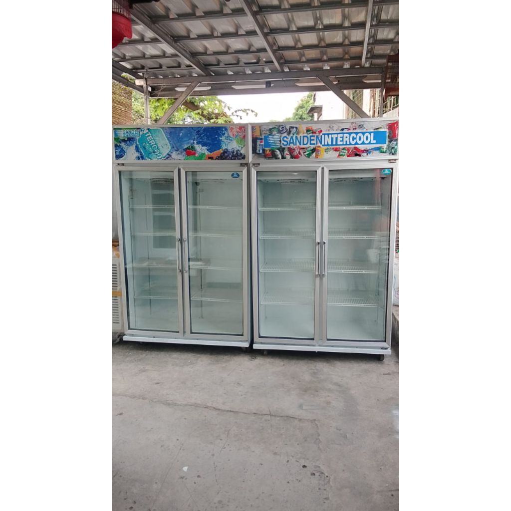 Showcase chiller 2 pintu Sanden intercool second