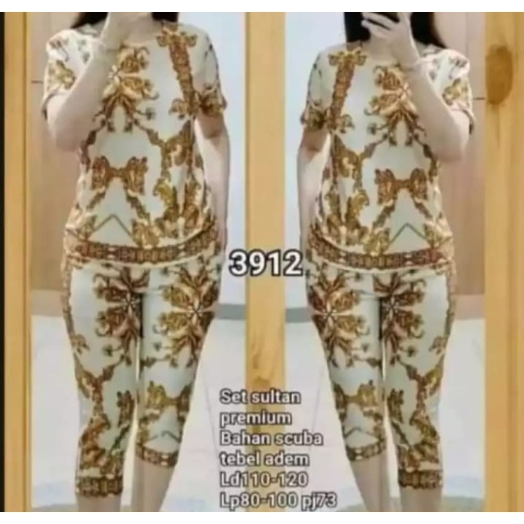 setelan wanita motif sultan setelan wanita terbaru masa kini VIRAL TERLARIS