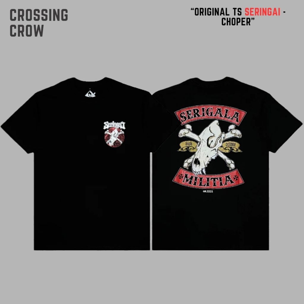 T shirt Seringai Original Artikel Chopper Official Merchandise
