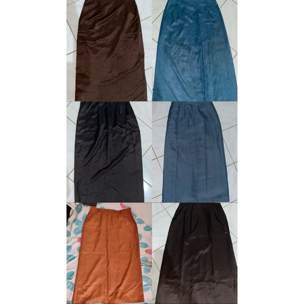 PRELOVED ROK SEKOLAH BAHAN LICIN