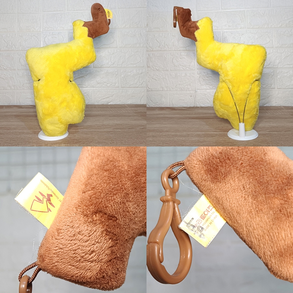 Gantungan Kunci Boneka Pokemon - Ekor Pikachu Female | Pokemon Korea