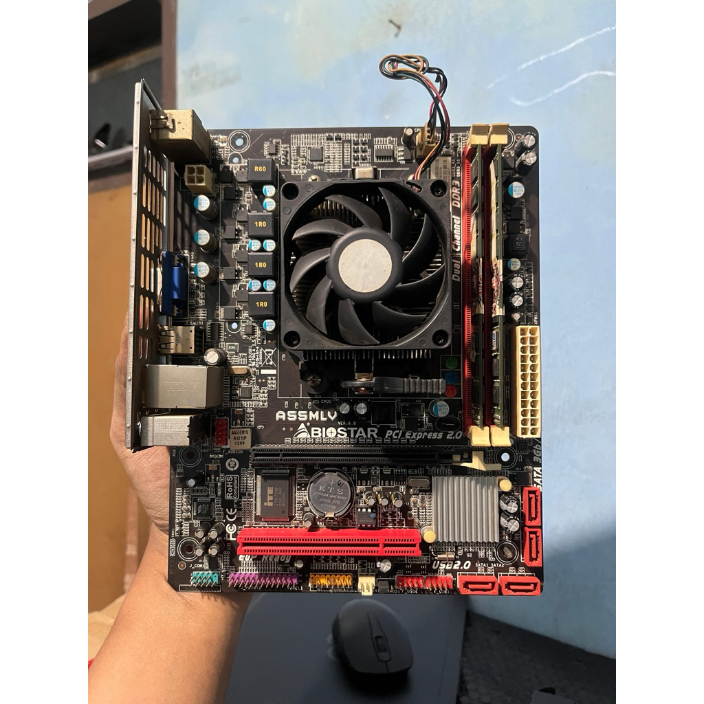 Paketan murah a4 3300 mobo fm1 ram 4gb ddr3