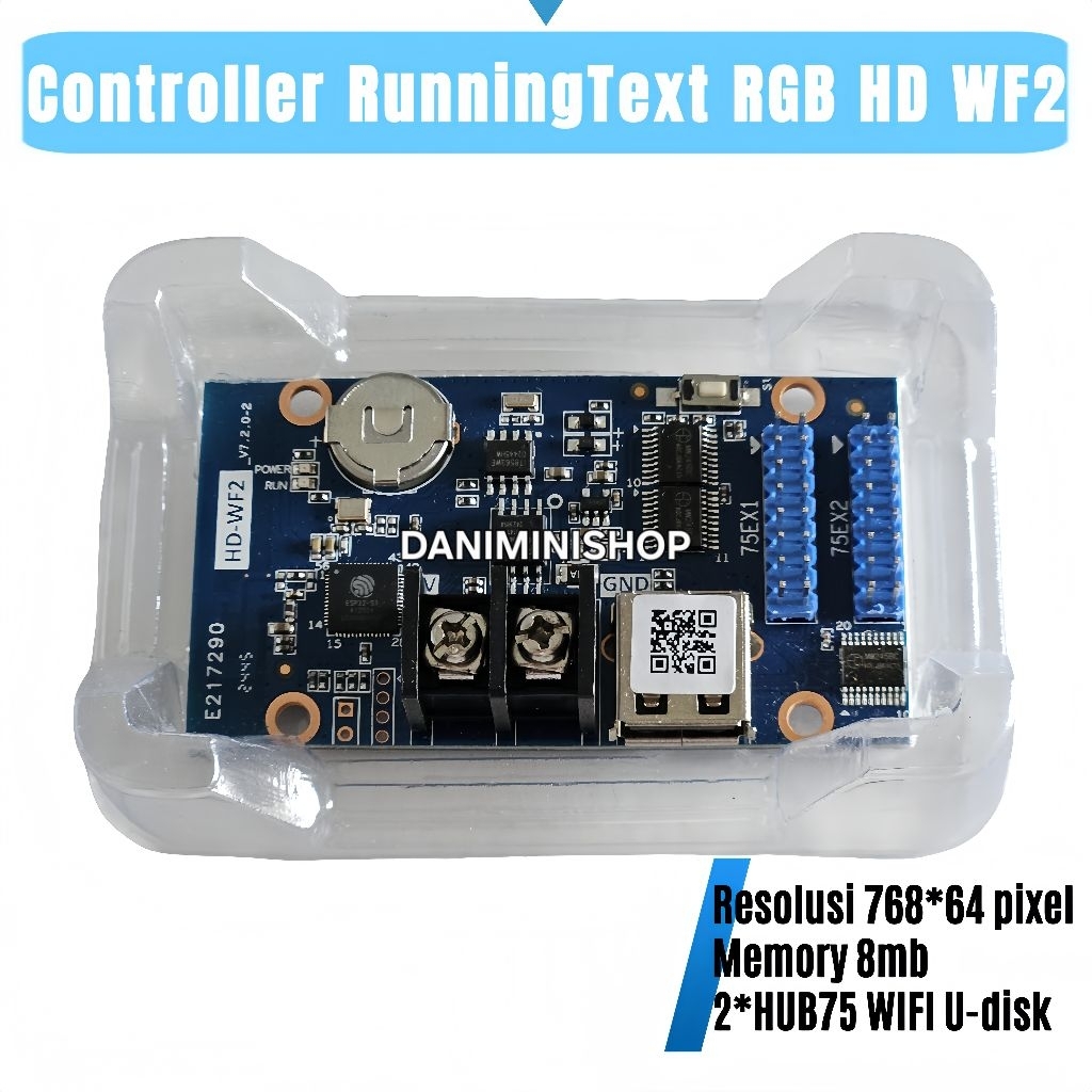 Controller RunningText RGB Full Colour Huidu HD WF2
