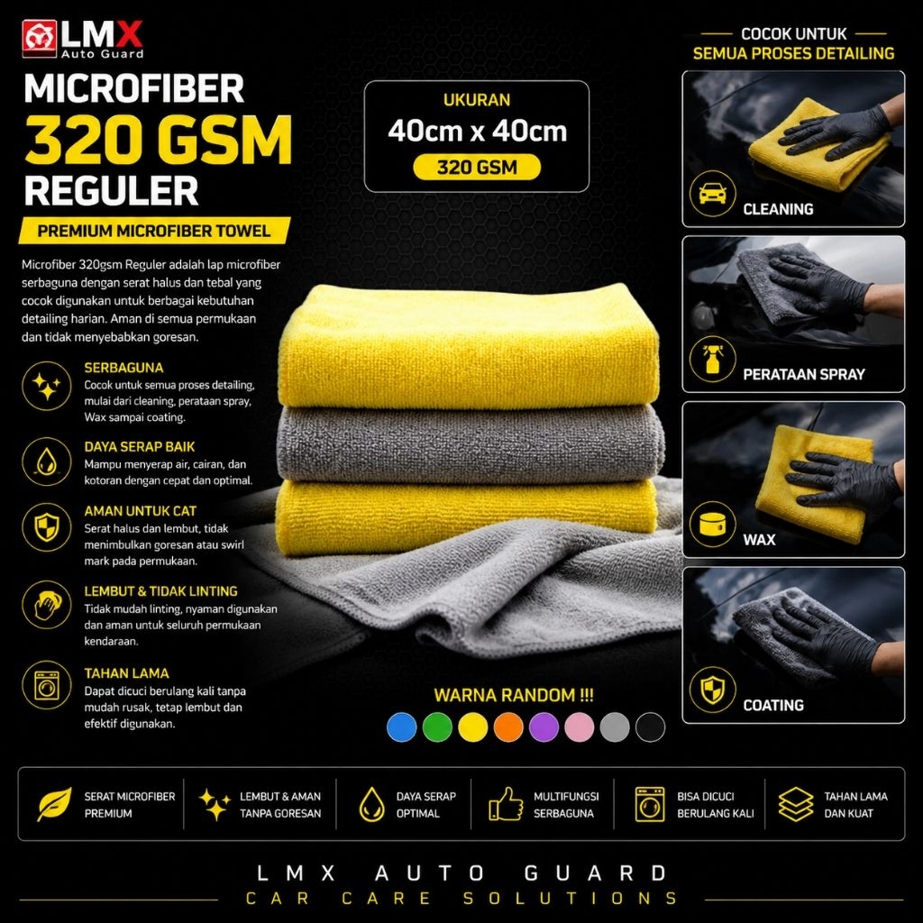 MICROFIBER 320GSM Kualitas Bagus