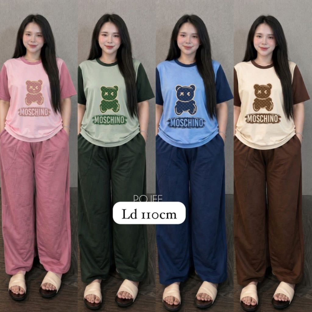 One Set Kombinasi Boneka Setelan Kaos Pojee Premium