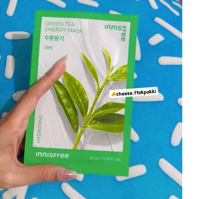 Masker Innisfree Green Tea Energy Mask Hydrating sachet