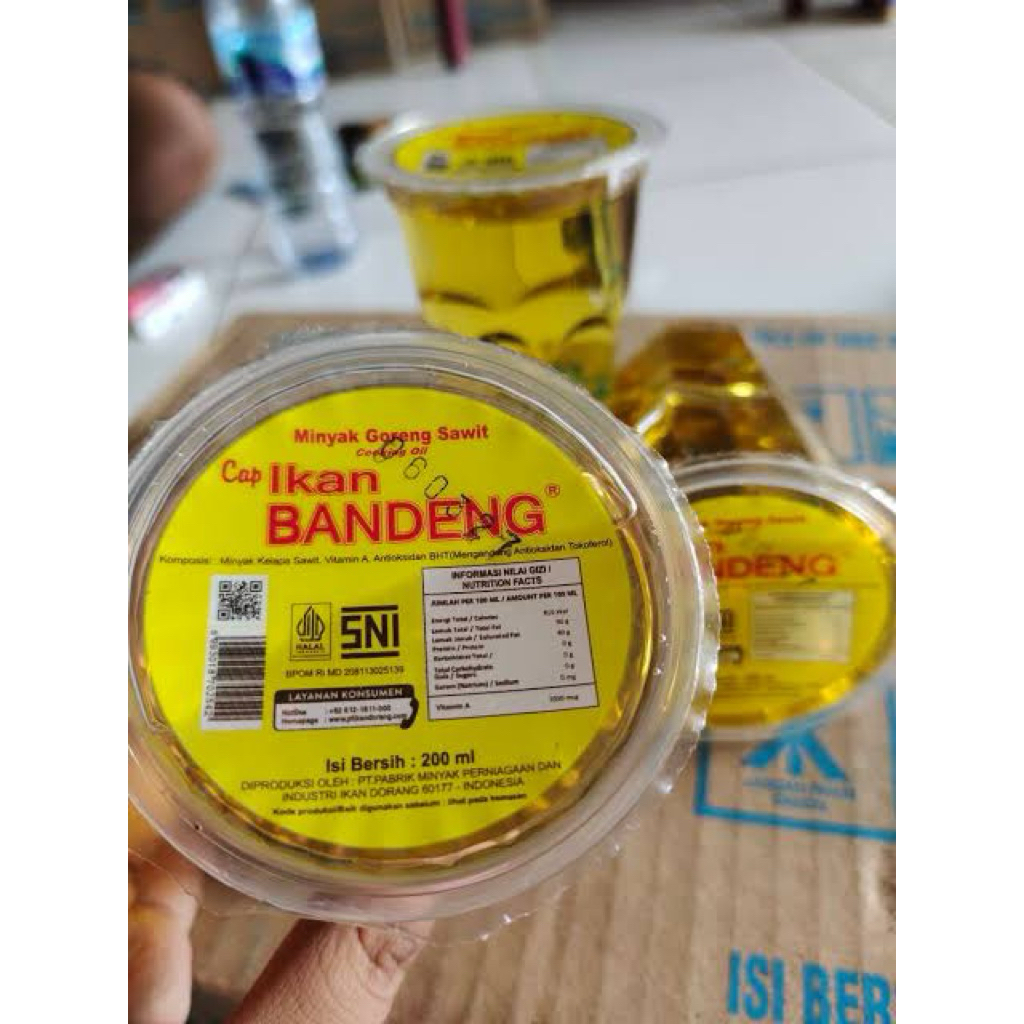 Minyak Goreng Gelas Cap Bandeng