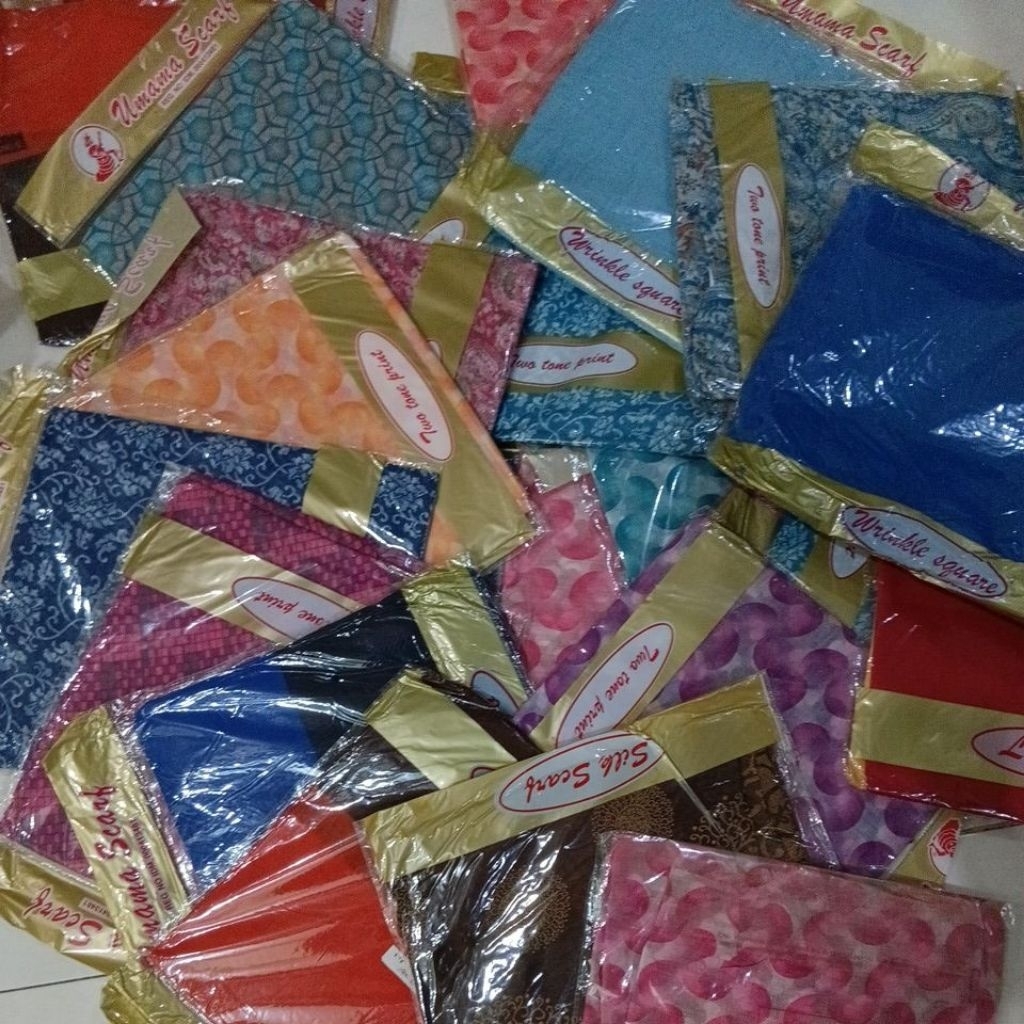 KERUDUNG SEGI EMPAT UMAMA/UMAMA SCARF/UMAMA MOTIF