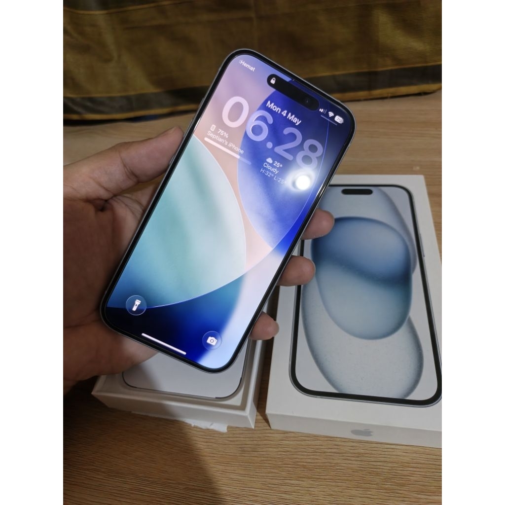 Iphone 15 128GB Blue Digimap ID/A Second