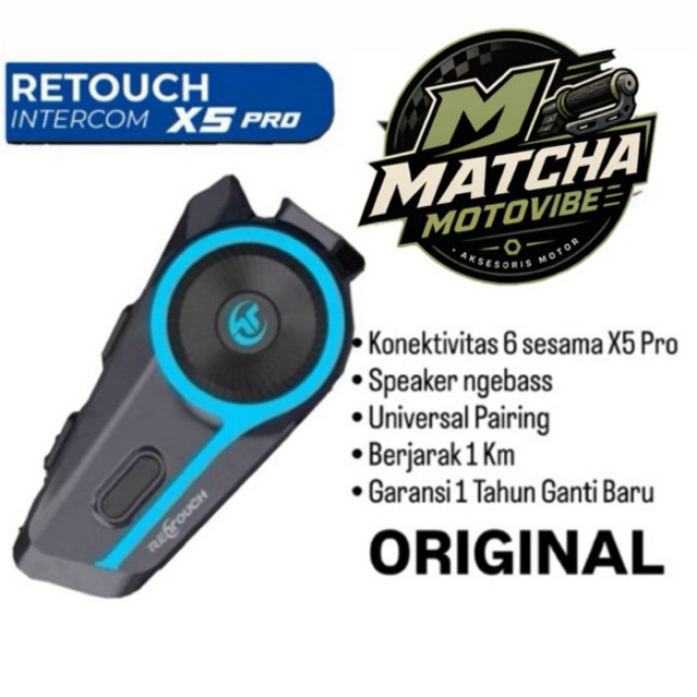 PROMO Intercom retouch X5 Pro | Intercom Helm | Interkom bluetooth