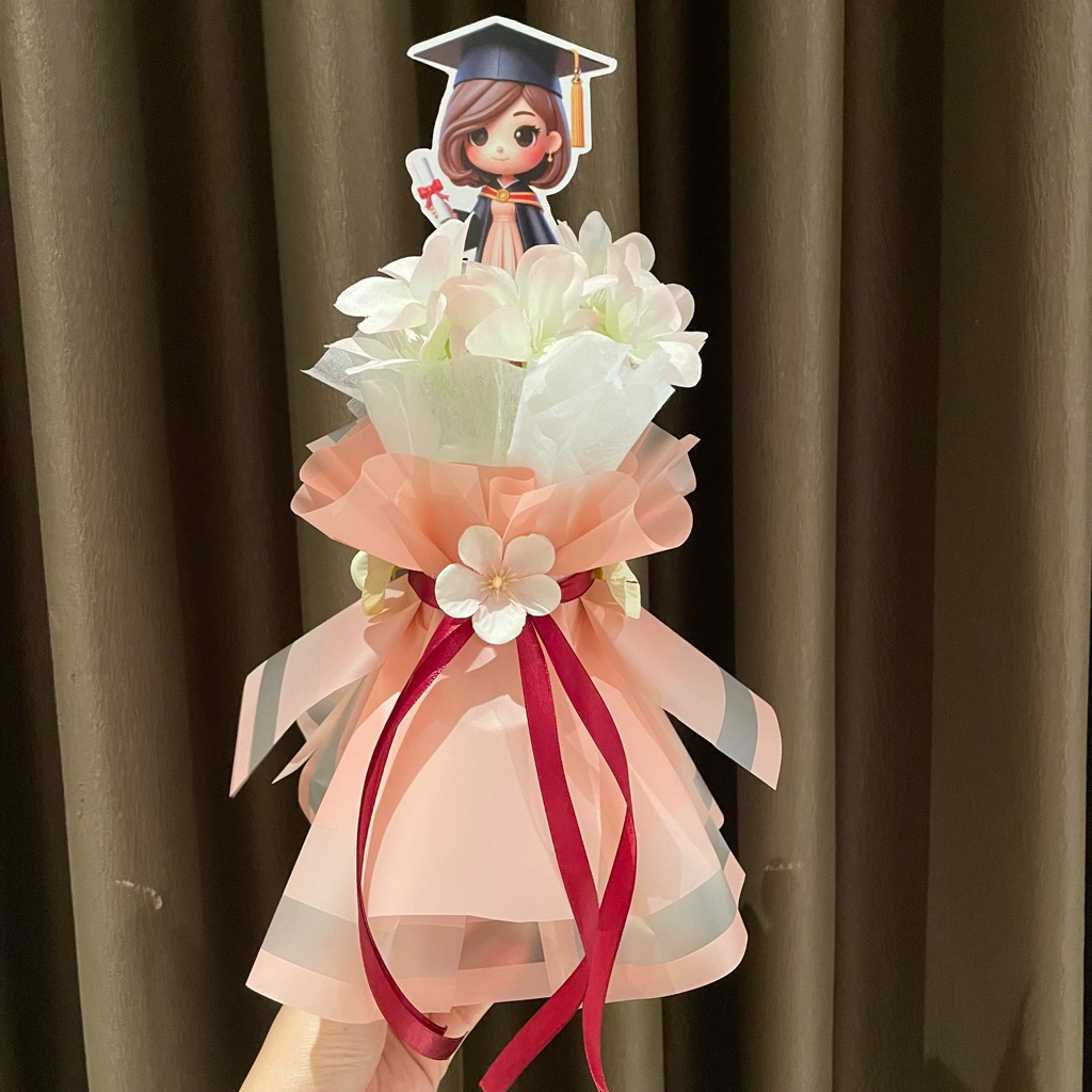BUKET BUNGA WISUDA / BUKET BUNGA MINI / BUKET BUNGA MURAH / BUKET BUNGA BANDUNG