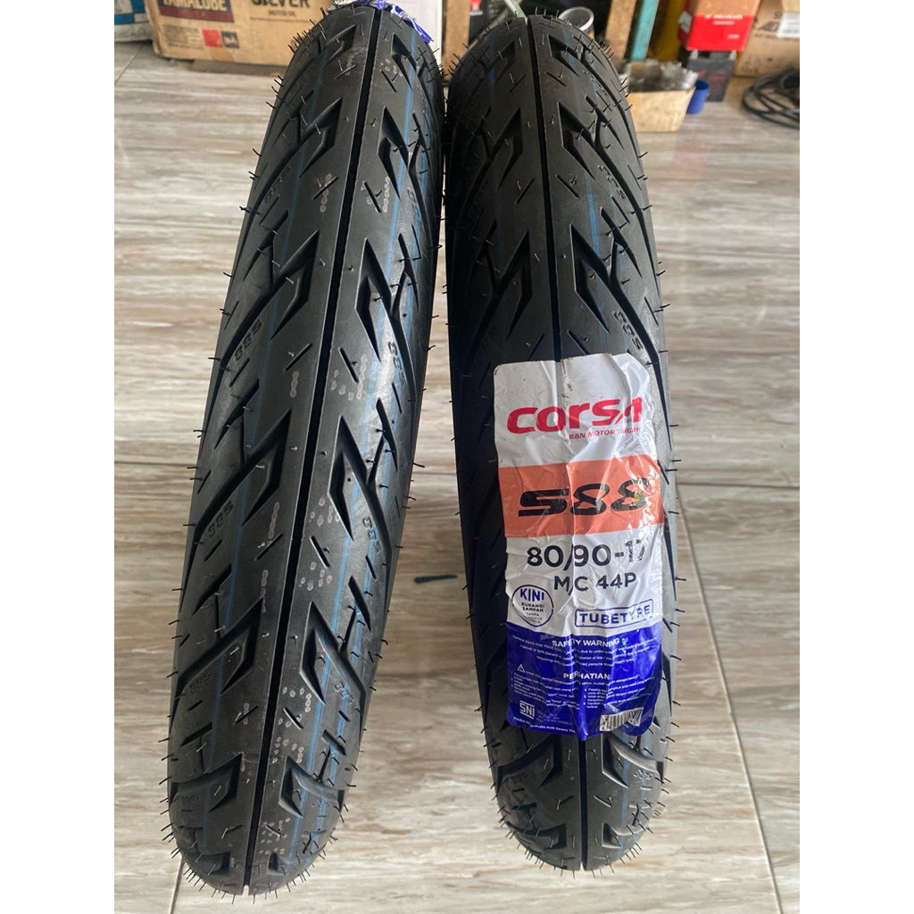 Promo Ban Motor Corsa 90/90 ring 14 S22 Tubetupe, 80/90 ring 17 S88 Tubetype, 90/90 ring 14 Tubeless