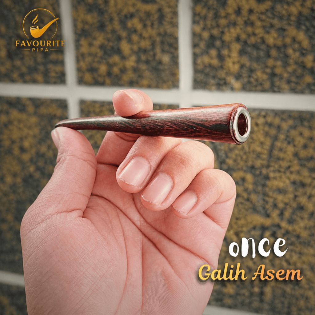 Favourite Pipa roko kayu galih asem original once rokok padudan super premium