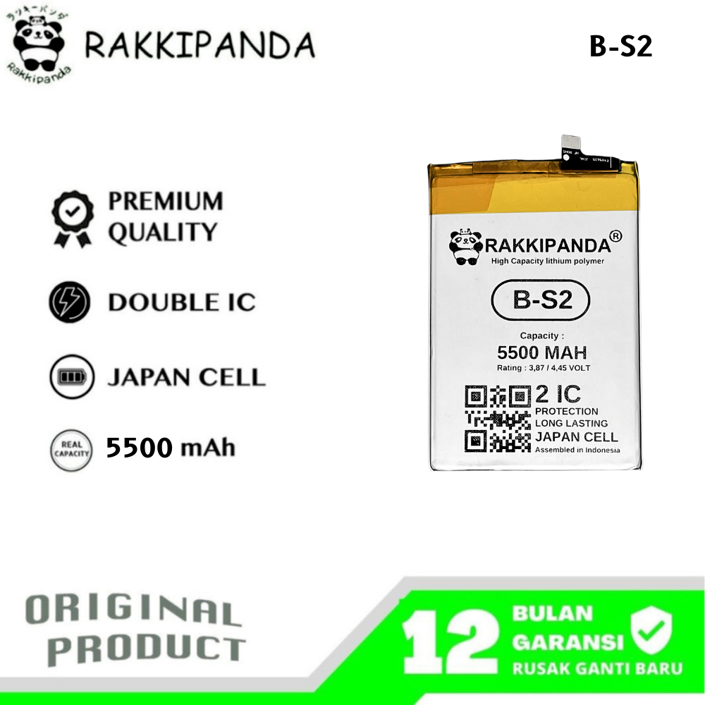 RakkiPanda - B-S2 Vivo Y21 / Y21A / Y21S / Y33S Batre Batrai Baterai