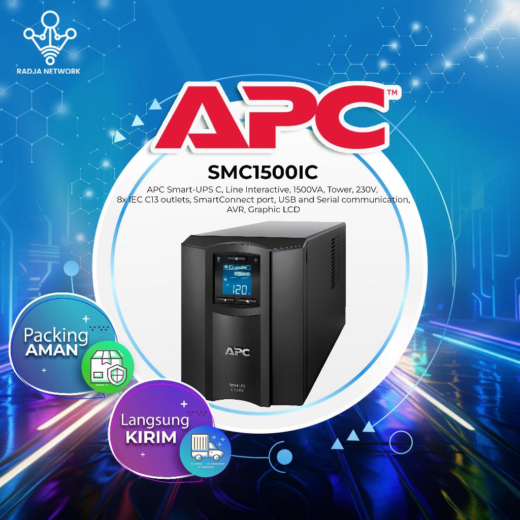 UPS APC SMC1500IC Smart-UPS C 1500VA LCD 230V with SmartConnect Black