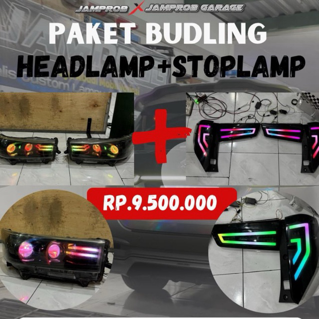 HEADLAMP INNOVA REBORN + STOPLAMP INNOVA REBORN / LAMPU DEPAN INNOVA REBORN DAN LAMPU BELAKANG INNOV