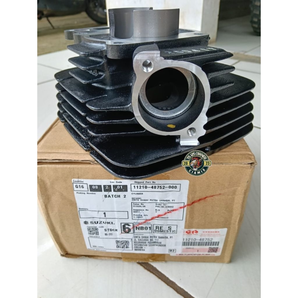 Blok cylinder original Suzuki TS125