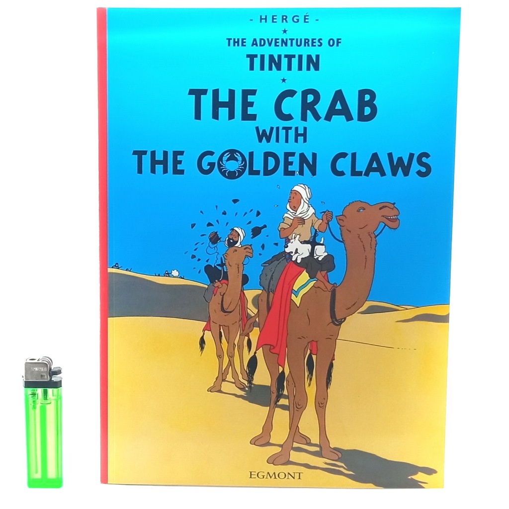 Komik Egmont Tintin The Crab With The Golden Claws Kepiting Bercapit Emas Format Lebar Bahasa Inggri