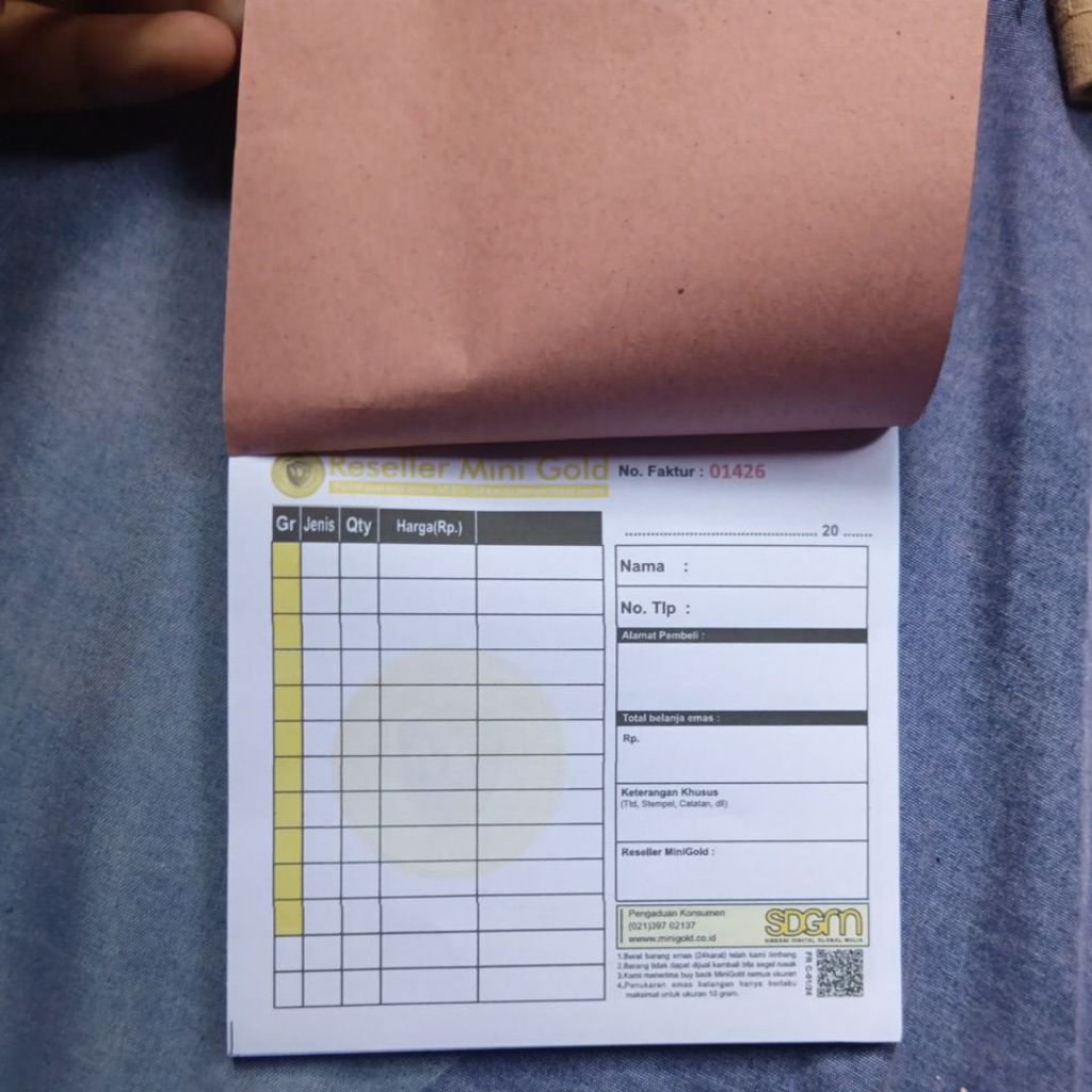 NOTA RESELLER MINIGOLD MURAH 2ply TEBAL REALPICT