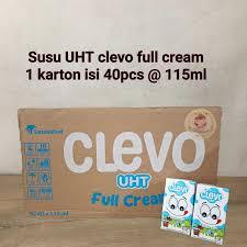 CLEVO SUSU UHT FULL CREAM DUS 40 X 115ML