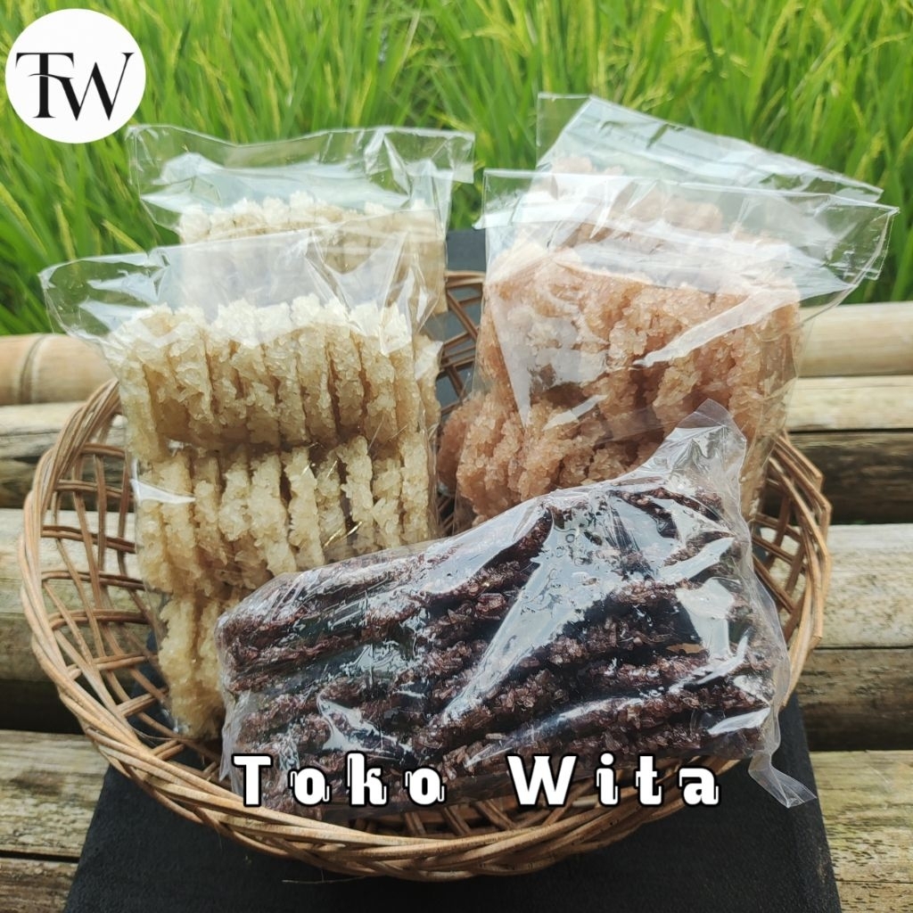 Promo Rengginang mentah 300 Gram,Rengginang enak mengembang aneka rasa