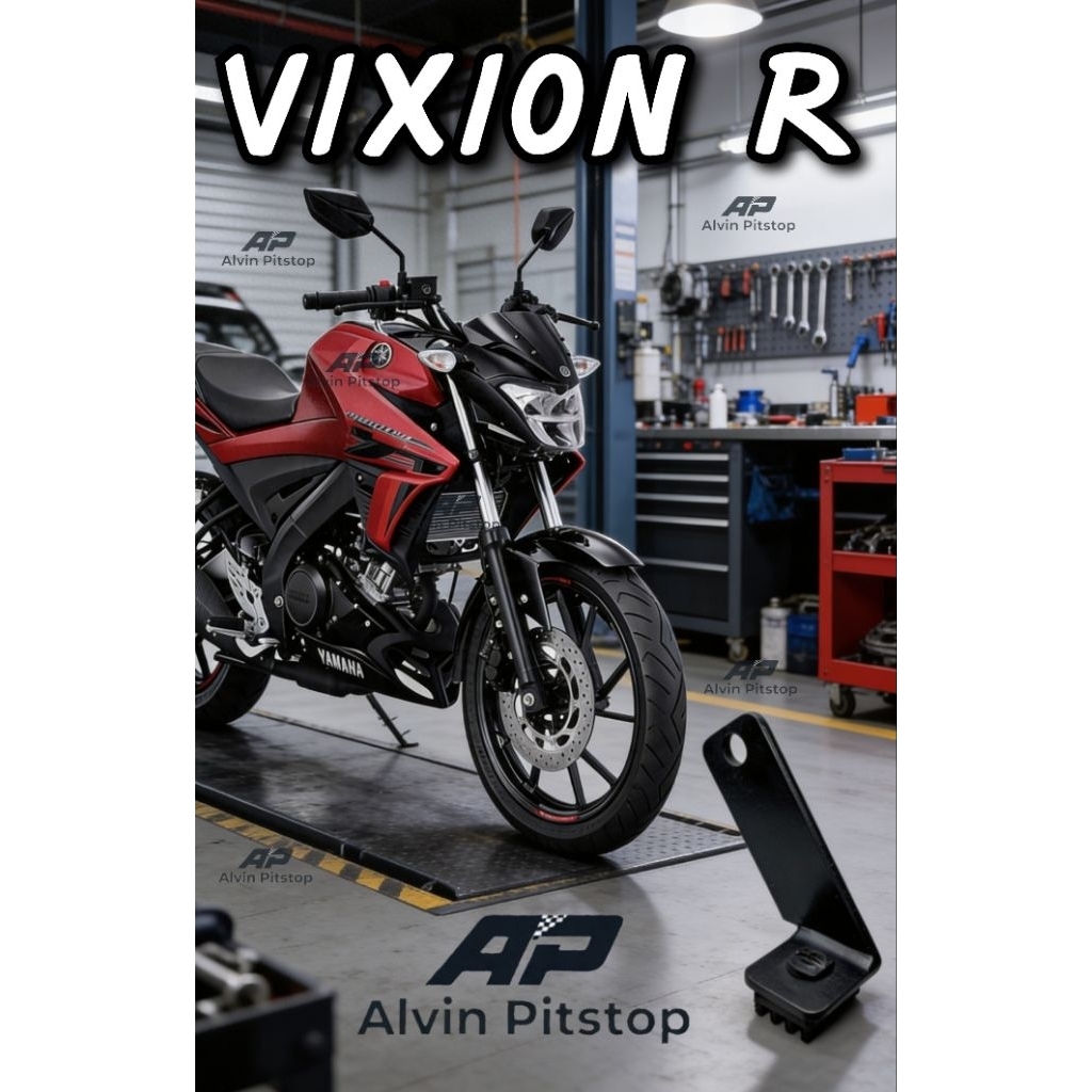 Breket Tahanan Standar Tengah Penahan Setandar dua Vixion R, Xabre, XSR Variasi motor Racing modifik