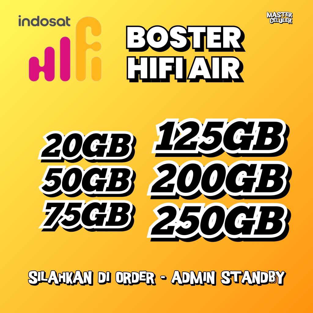 INDOSAT DATA BOSTER HIFI INDOSAT