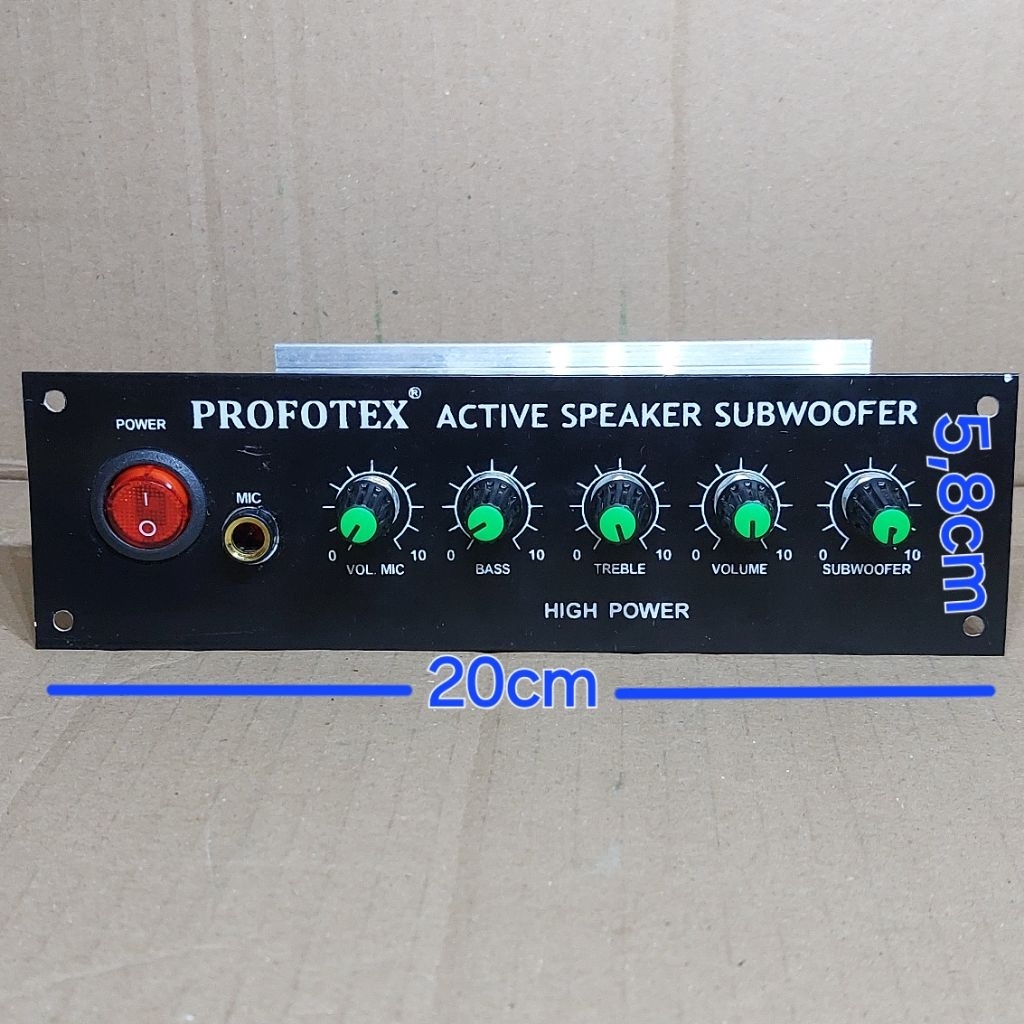 kit speaker aktif mono profotek subwoofer karaoke